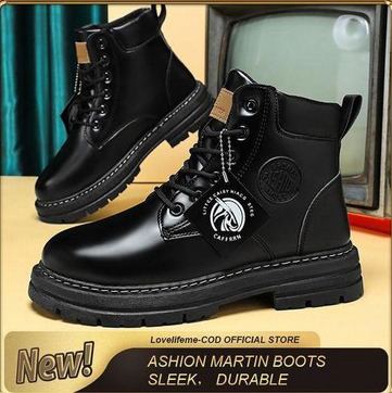 ASHION ASHION Martin Boots: Sleek, Durable, And Stylish Footwear For Every Occasion! - Image 2