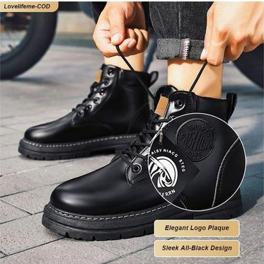 ASHION ASHION Martin Boots: Sleek, Durable, And Stylish Footwear For Every Occasion! - Image 4