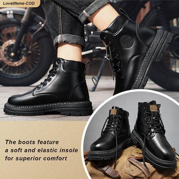ASHION ASHION Martin Boots: Sleek, Durable, And Stylish Footwear For Every Occasion! - Image 6