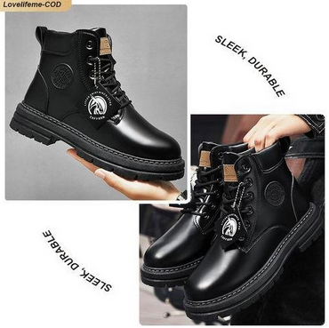 ASHION ASHION Martin Boots: Sleek, Durable, And Stylish Footwear For Every Occasion! - Image 5