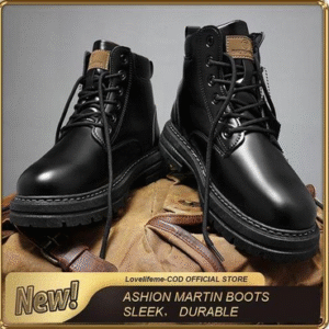 ASHION ASHION Martin Boots: Sleek, Durable, And Stylish Footwear For Every Occasion!