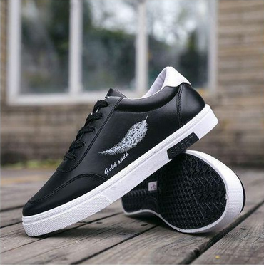 GALUIN 2024 Mens Casual Board Shoes Running Sneakers - Black - Image 4