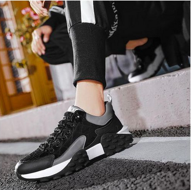 ALagzi Men's 2025 New Fashion Trend Sports Shoes - Black - Image 4