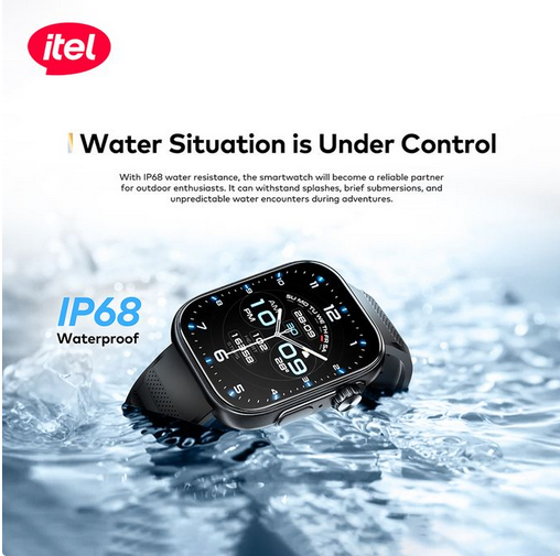 itel Storm Ultra 2.02'' HD Scratchproof IP68 O23 Smart Watch StormUltra Black - Image 3