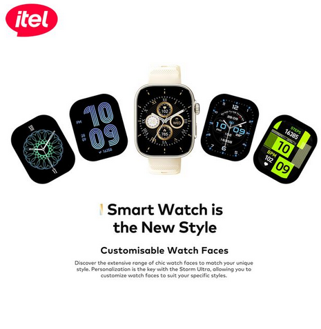 itel Storm Ultra 2.02'' HD Scratchproof IP68 O23 Smart Watch StormUltra Black - Image 6