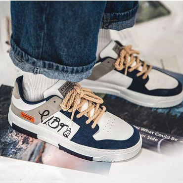 ALagzi Men's Trendy Casual Sneakers - White - Image 5