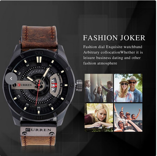 Curren Men Business Waterproof Watch - Image 4