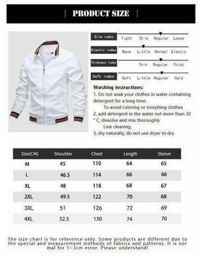 Berrykey Men’s Casual Zip-Up Jacket – White | Breathable, Stylish & Modern Outerwear - Image 3
