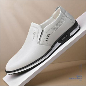 Banagat Men's Casual Oxfords PU Leather Loafers Brogues Shoes for Wedding & Daily Wear