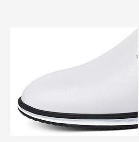 Banagat Men's Casual Oxfords PU Leather Loafers Brogues Shoes for Wedding & Daily Wear - Image 8