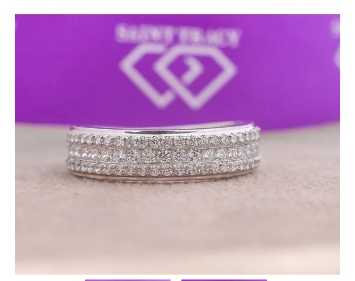 Beverly 18Karat White Gold Wedding Band